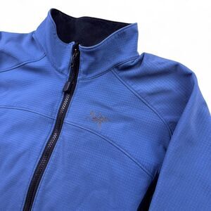 Arc'teryx Windstopper Softshell Jacket Blue Black Full Zip Women's L